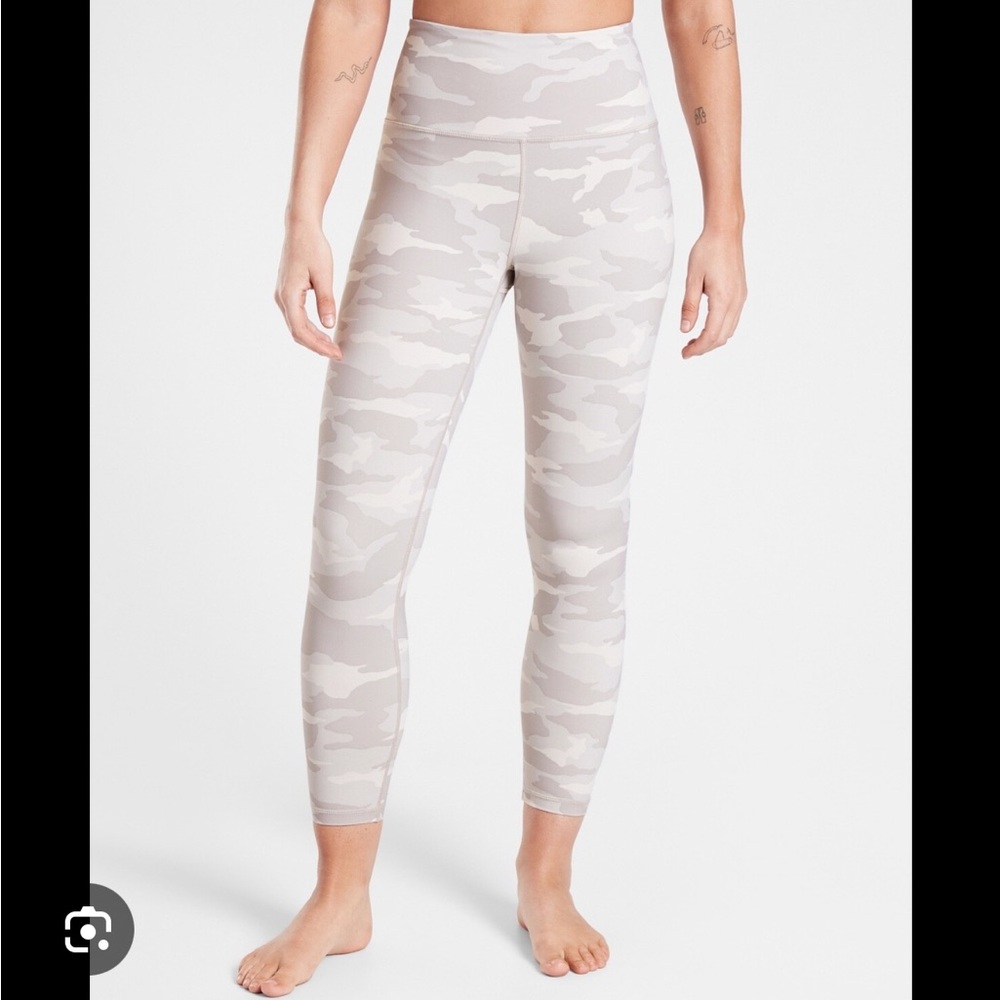 Athleta Neutral Camo Leggings